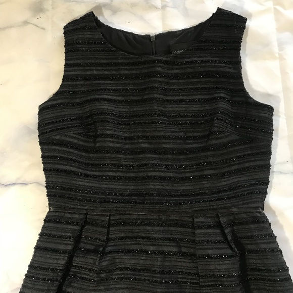 Cynthia Rowley Black Sparkly Striped Dress - Picture 3 of 8